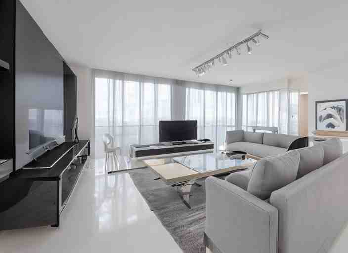 8 k photograph of stunning 2 0 2 2 stylish miami studio apartment interior, award winning modern design, gorgeous, high end, expensive, designed by koichi futatsumata 