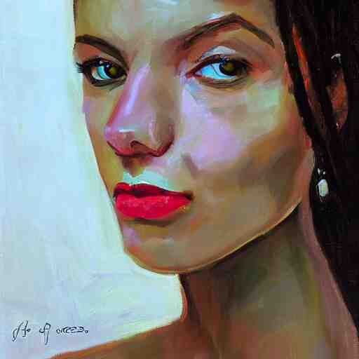 portrait of a beautiful woman by jeff jones 