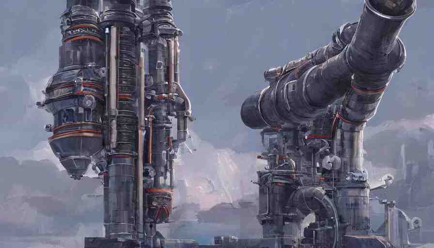 visual storytelling, concept art of rocket engines by jama jurabaev, extremely detailed, trending on artstation, high quality, brush stroke 