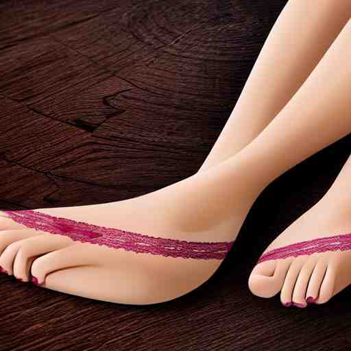 fotorealistic onion lingerie, on feet, human feet, high detail 