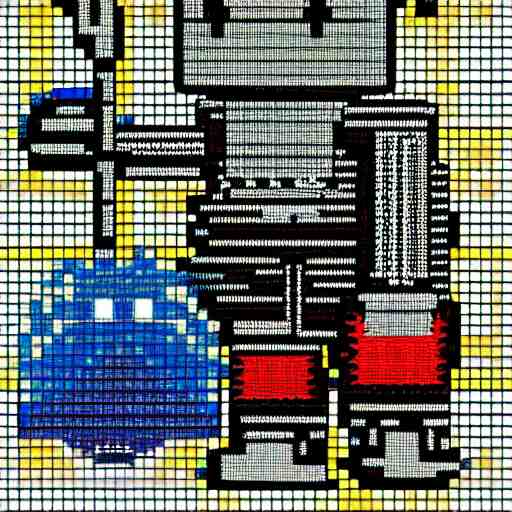 robot knight, highly detailed pixel art, 1 2 8 bit 