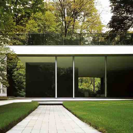 house designed by ludwig mies van der rohe 