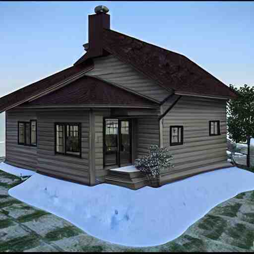 house extreamly photorealistic 