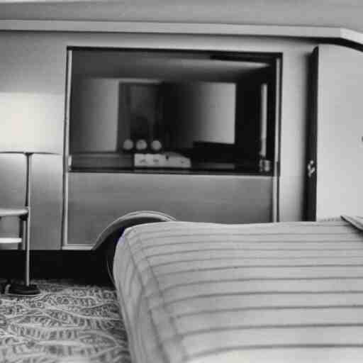 a car inside of a hotel room, arriflex 35