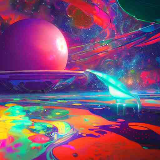 psychedelic liquids space, colorful, cinematic, by wlop, by ilyu kuvshinov, by greg rutkowski, by makoto shinkai, super detailed, unreal engine 5, octane render, 8 k, super realistic 