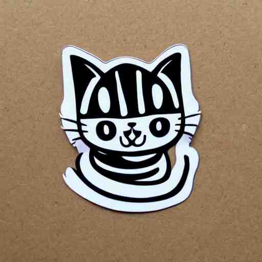 cute Cat sticker mcbess