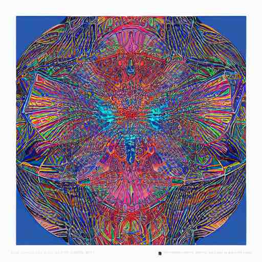 Geometrically abstract colors, extremely high detail, photoreali ...