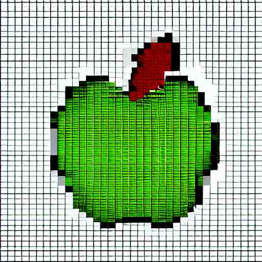 Apple Pixel , #Pixelart , 8BIT