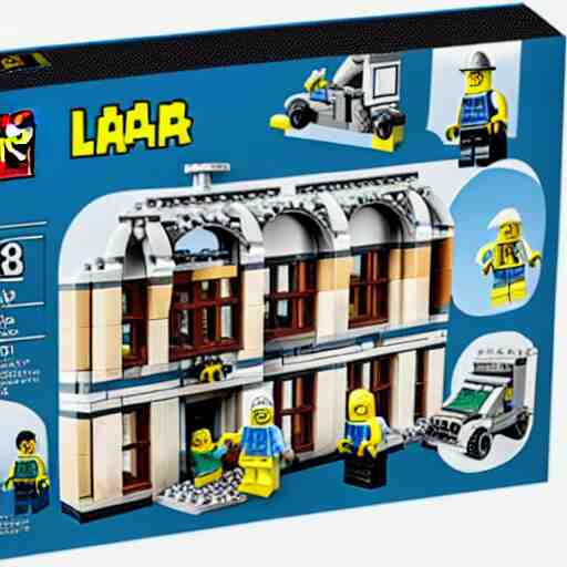 lar - a - mago fbi raid lego set 