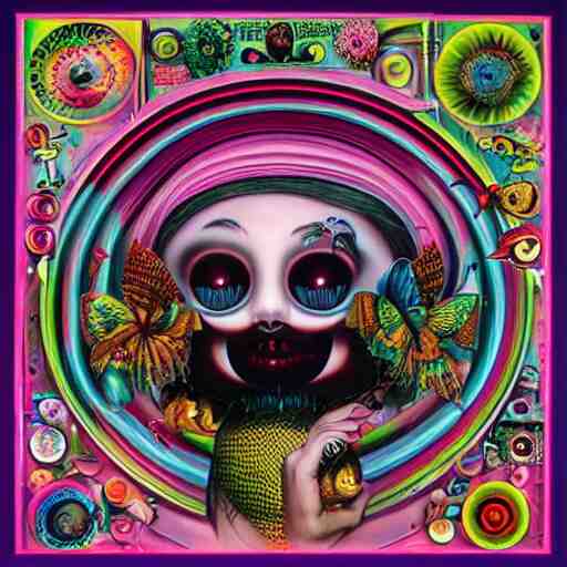 rave cd compilation, by mark ryden, hd, hyper detailed, 4 k 