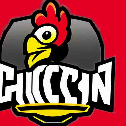 A logo for a chicken gaming twitch channel.