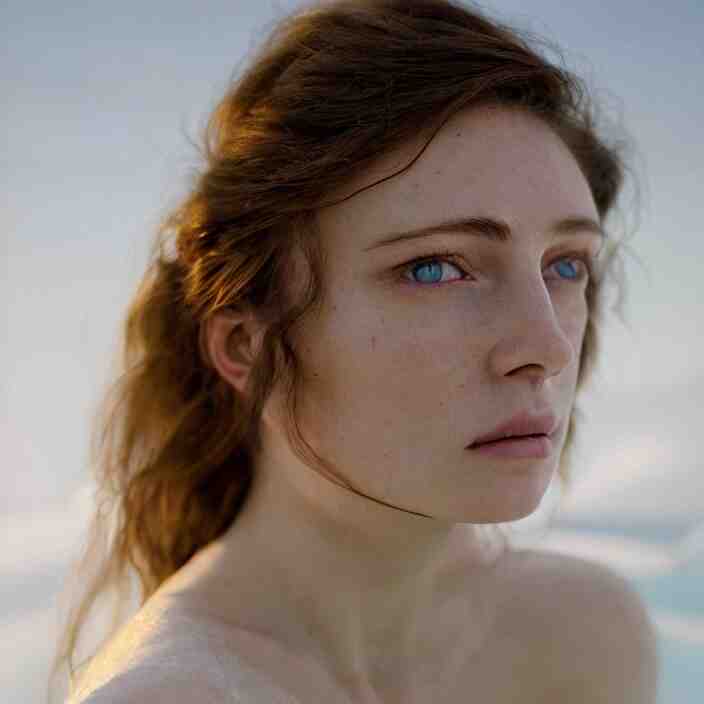 Kodak Portra 400, 8K,ARTSTATION, Caroline Gariba, soft light, volumetric lighting, highly detailed, britt marling style 3/4 ,  extreme Close-up portrait photography of a beautiful woman how pre-Raphaelites, the face emerges from Pamukkale, thermal waters flowing down white travertine terraces ,and hair are intricate with highly detailed realistic beautiful flowers , Realistic, Refined, Highly Detailed, interstellar outdoor soft pastel lighting colors scheme, outdoor fine art photography, Hyper realistic, photo realistic