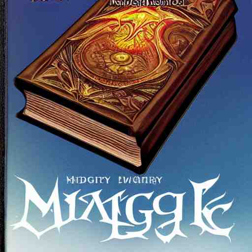 cover of magic book written by sorcerer, highly detailed, 4 k 