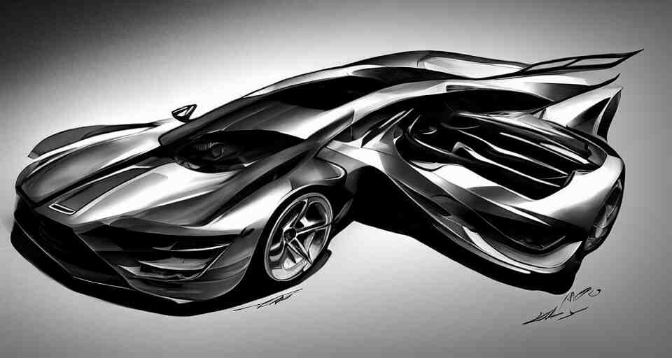 Automotive design art, digital art, trending on Behance,