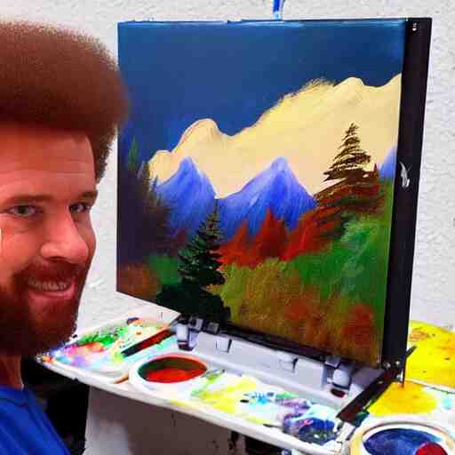 gpu painting with bob ross 