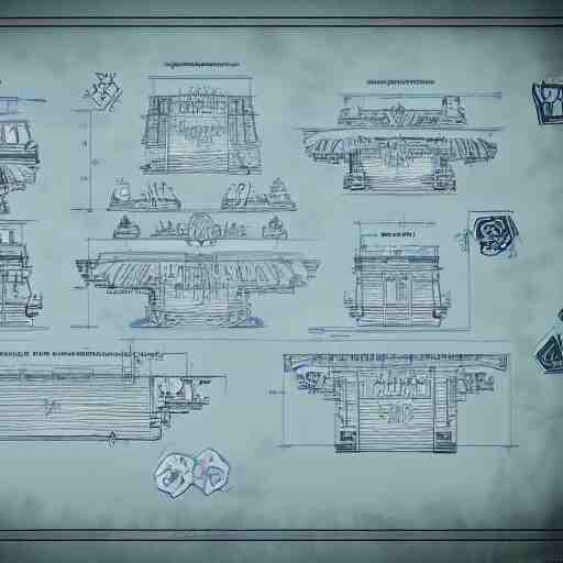 blueprints for dofus, concept art, blueprint