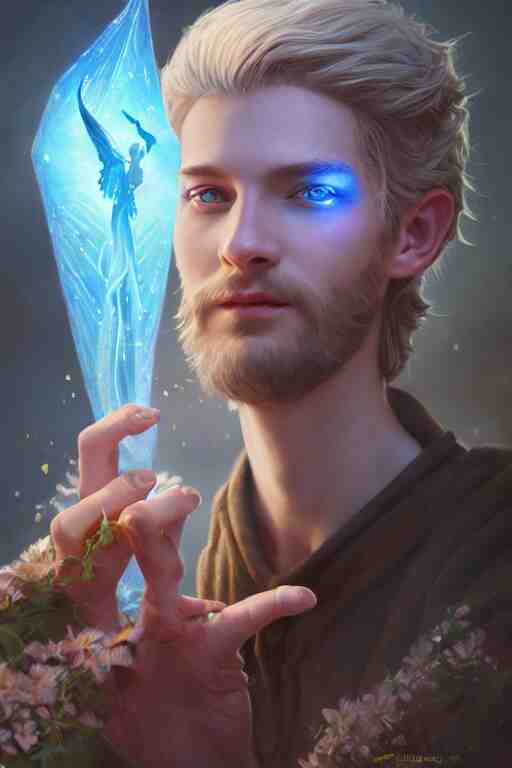 legendary fairy prince wizard cast a spell, highly detailed, d & d, fantasy, highly detailed, digital painting, trending on artstation, concept art, sharp focus, illustration, global illumination, ray tracing, realistic shaded, art by artgerm and greg rutkowski and fuji choko and viktoria gavrilenko and hoang lap 