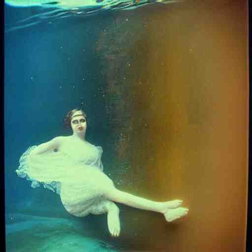 astronaut underwater award winning photo autochrome