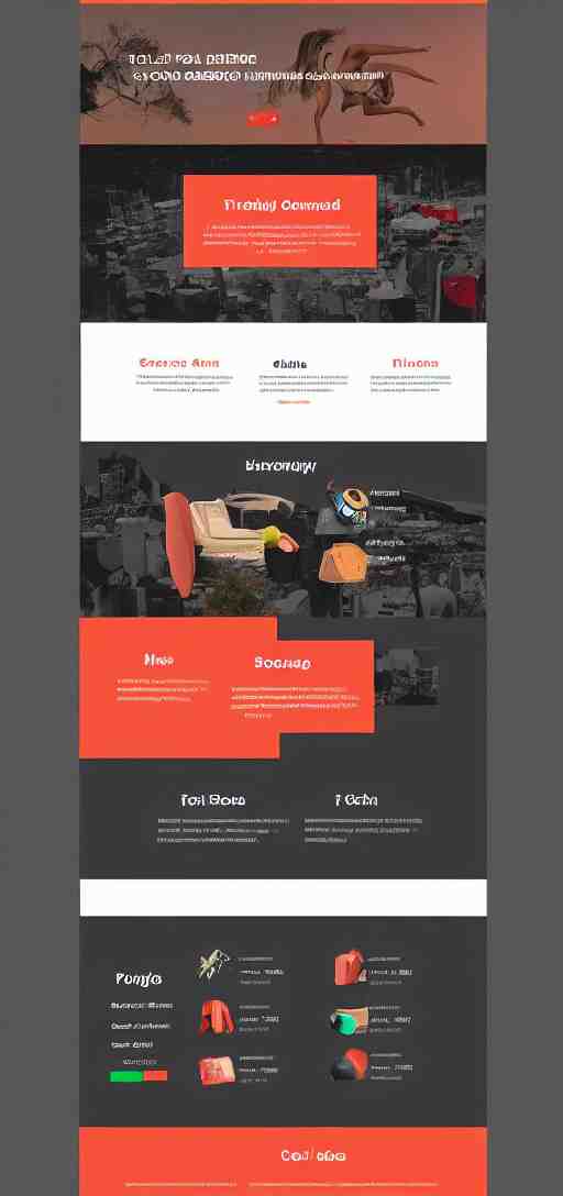 e-commerce website landing page design