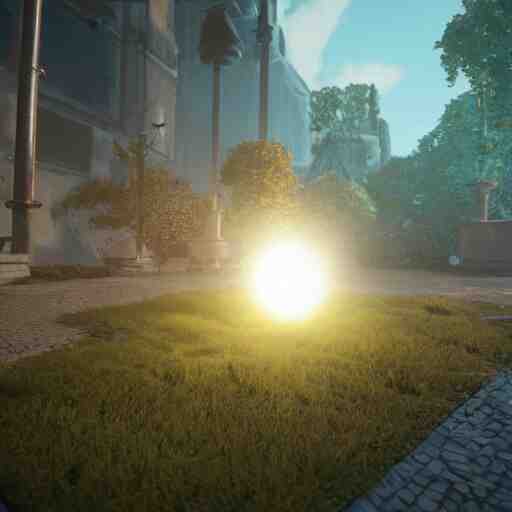 arcane teleportation pad, realistic lighting, bloom, unreal engine, cinema, particles 