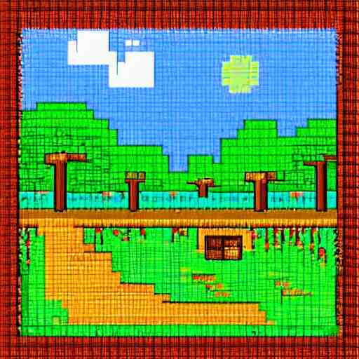 pixel art landscape