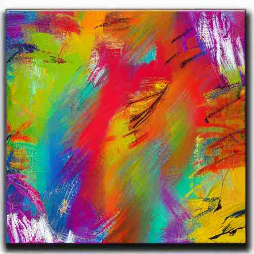 abstract number 7 6 intricate expressive colorful 