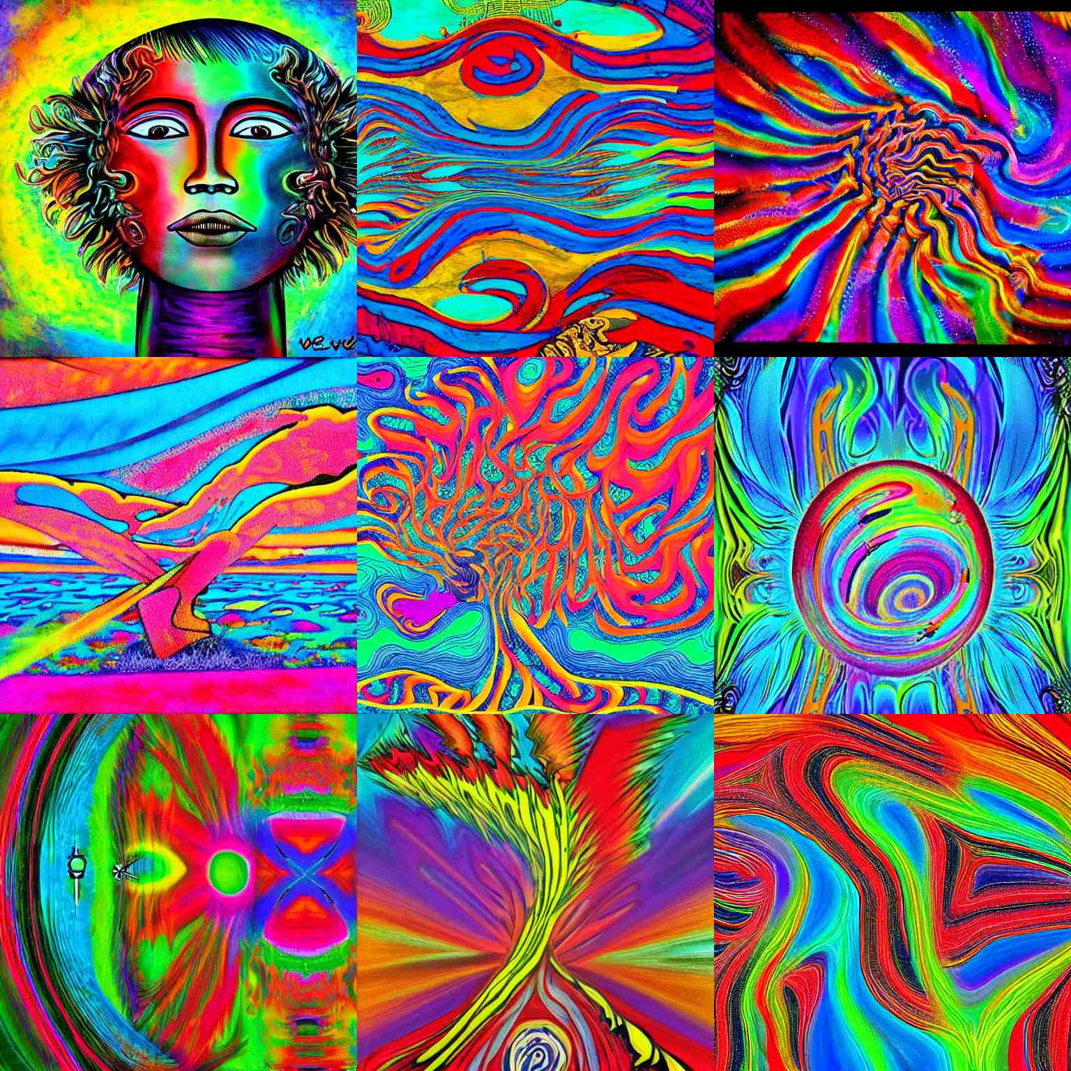 by psychodelic wind by wes wilson 