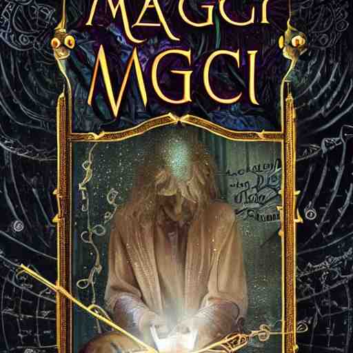 cover of book about magic written by a sorcerer, highly detailed, 4 k 