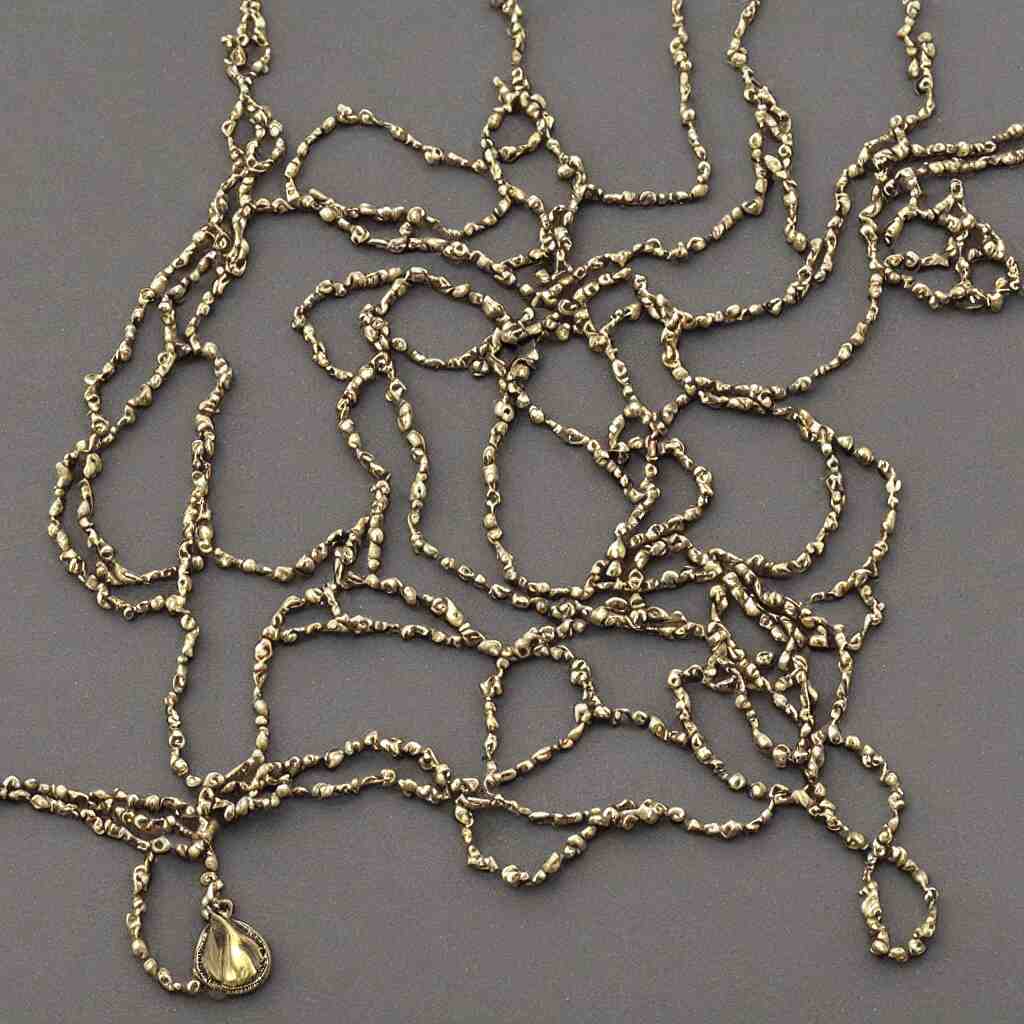 necklace of nine divine, hyper realistic, 