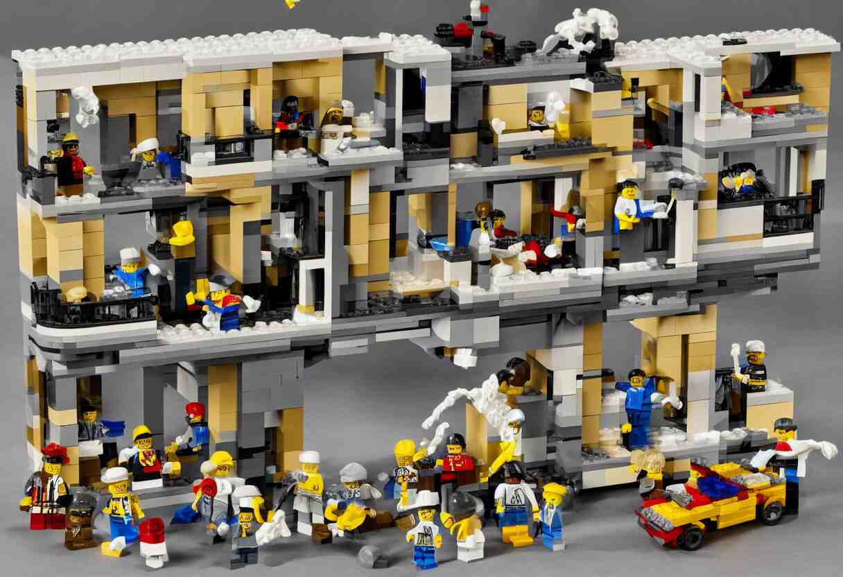 mar - a - lago fbi raid lego set 