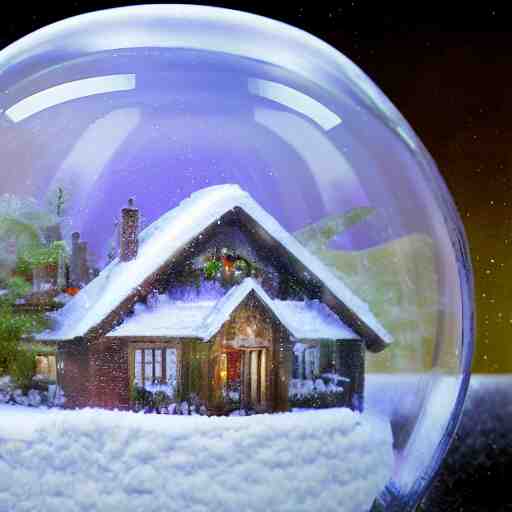 snow globe of broeker veiling, artstation, photorealism 