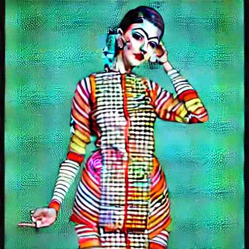 a beautiful cute girl wearing modern stylish costume in the style of Assamese bihu mekhela sador gamosa design, professional high quality commercial fashion design art by Martine Johanna