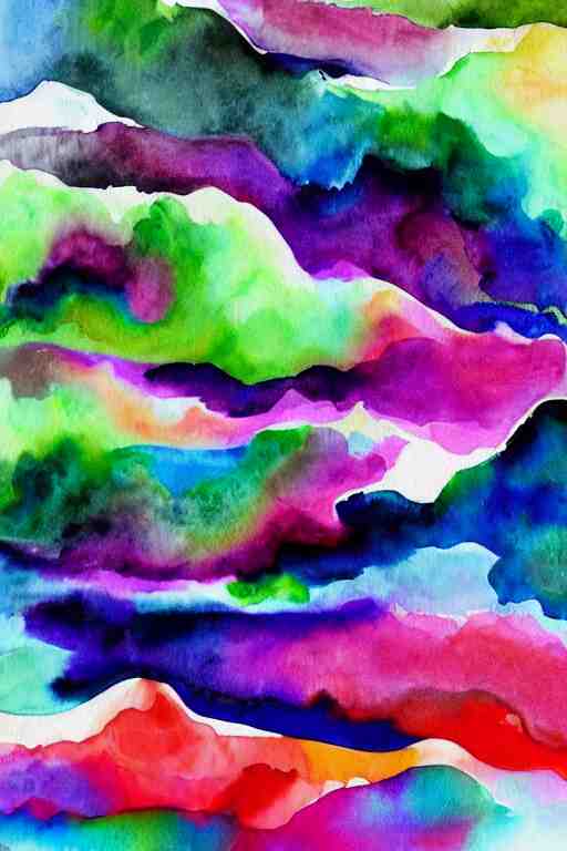 digital background of dripping watercolor paint by georgia o keeffe 