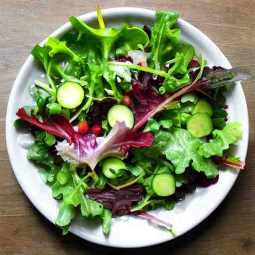 salad made to closely resemble the planet jupiter 