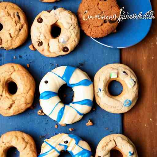 cookie monster donuts 