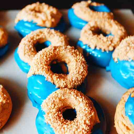 cookie monster donuts 