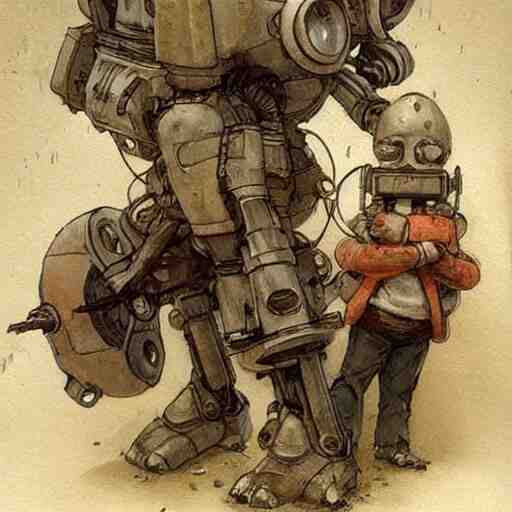 (((((((((((cluttered inventors shop full of robots))))))))))) . muted colors. by Jean-Baptiste Monge !!!!!!!!!!!!!!!!!!!!!!!!!!!!!!!!!!!!!!!!