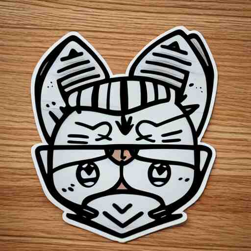 cute Cat sticker mcbess