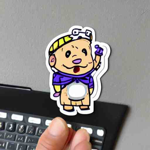 cute sticker of baba is you videogame 