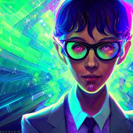 skill magic geek inside matrix deepdream radiating a glowing aura stuff loot legends stylized digital illustration video game icon artstation lois van baarle, ilya kuvshinov, rossdraws, 