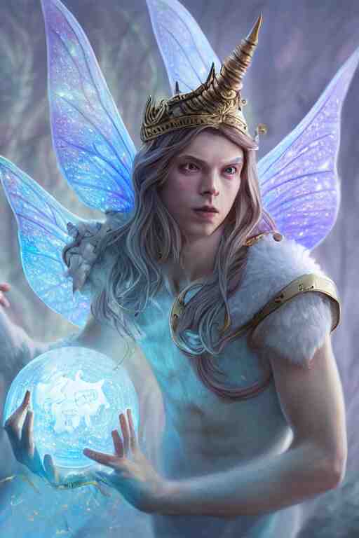 legendary fairy prince wizard cast a spell, highly detailed, d & d, fantasy, highly detailed, digital painting, trending on artstation, concept art, sharp focus, illustration, global illumination, ray tracing, realistic shaded, art by artgerm and greg rutkowski and fuji choko and viktoria gavrilenko and hoang lap 