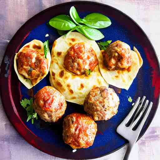 tortilla with meatballs in a secret society 