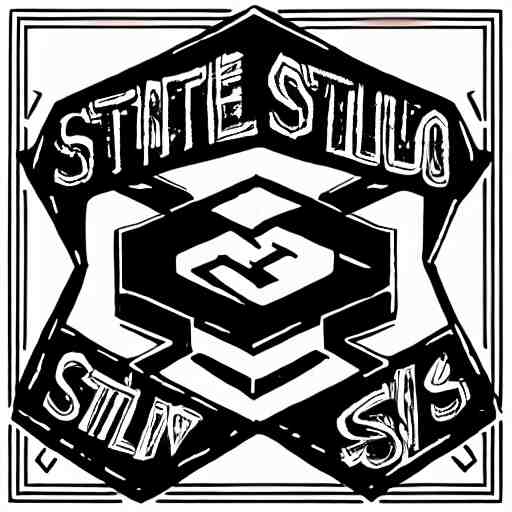 a sharpie drawing of a logo for stability studios 