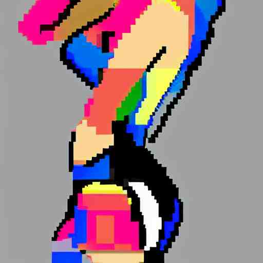 margot robbie, 8 bit color 