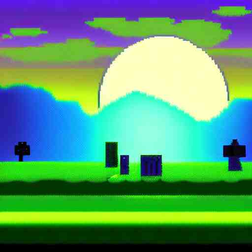 ghost spooky landscape SNES pixel digital art landscape 4k, deviantart