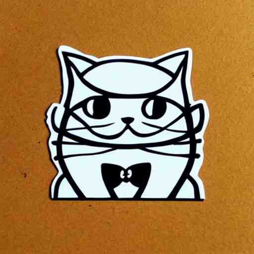 cute Cat sticker mcbess