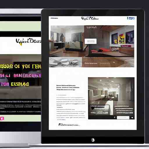 website design vivid concept 