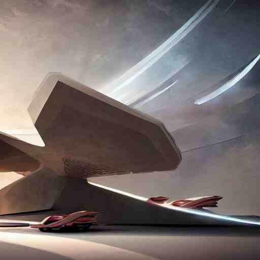 sci-fi organic zaha hadid car 50% size and wall structure in the coronation of napoleon painting by Jacques-Louis David and in the blade runner 2049 film search pinterest keyshot product render 4k in dark plastic