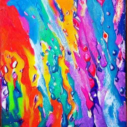 dutch pour acrylic paint pouring pattern 