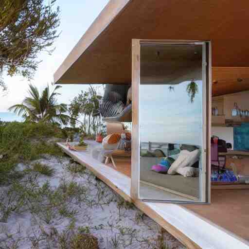 biopunk house in beach